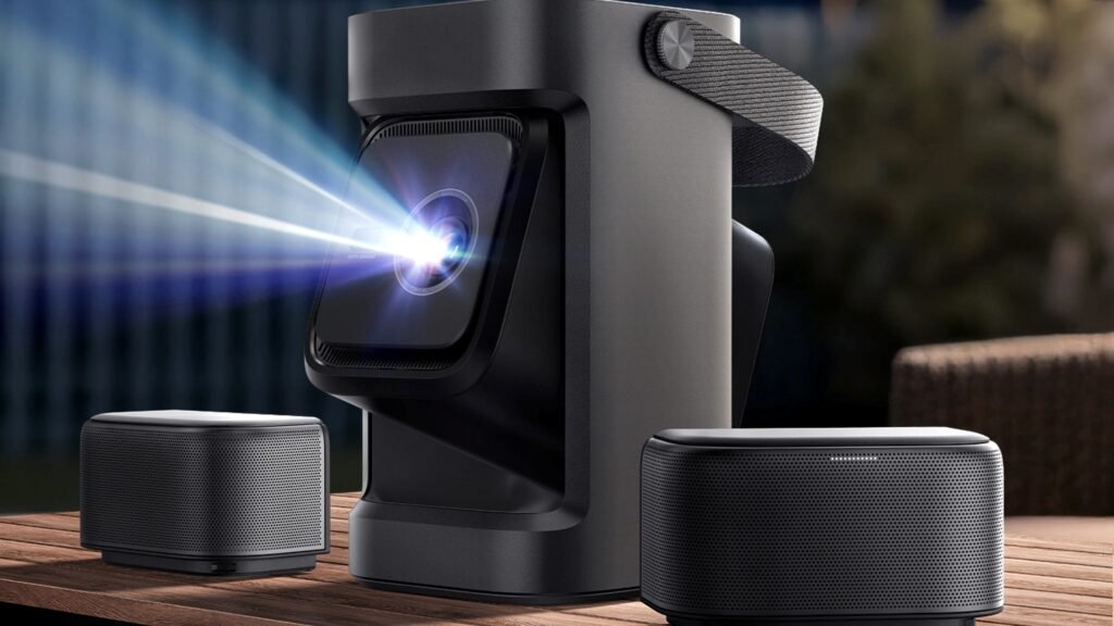 Anker’s Nebula P1 pairs a portable projector with detachable speakers without breaking the bank