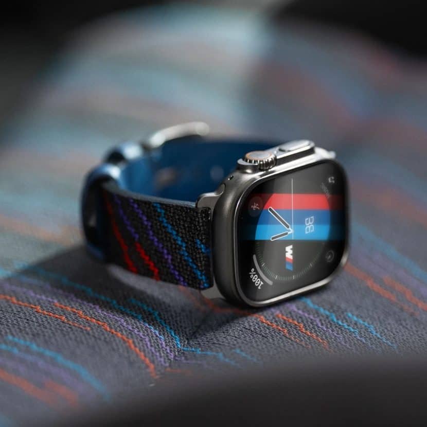 Bandwerk Turns BMW M3 E30 EVO Seat Fabric Into Apple Watch Strap