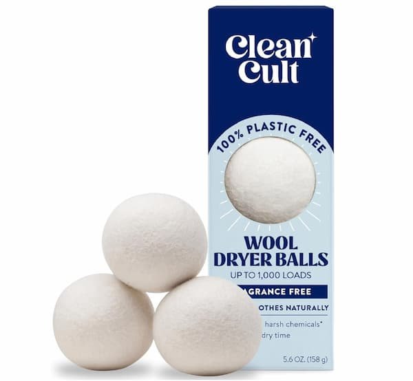Cleancult Wool Dryer Balls 3-Count only $3.14 shipped (Reg. $10!) {Prime Day Deal}