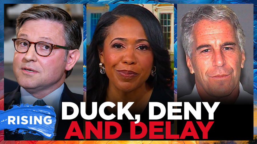Mike Johnson ducks Epstein files questions, refuses to swear in Grijalva