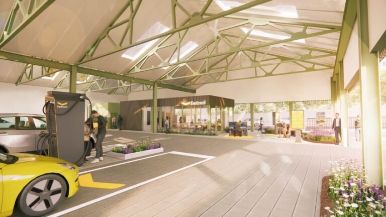New indoor drive-thru EV charging hub to open as a sign of things to come