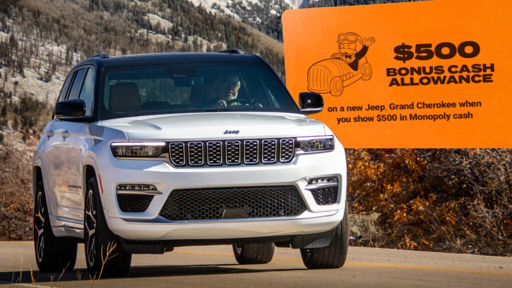 Jeep Thinks $500 Discount Via Monopoly Will Sell Its Big SUV