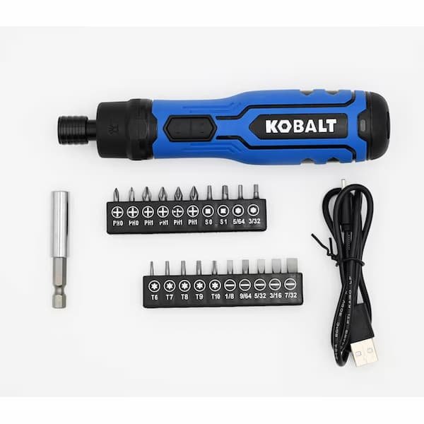 Kobalt 4-volt Max 1/4-in Cordless Screwdriver only $19.98!