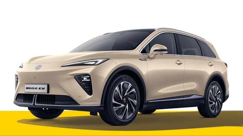 New MGS6 EV electric SUV - pictures