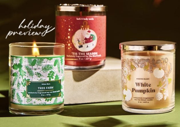 Bath & Body Works: Single Wick Candles only $5.95 today!