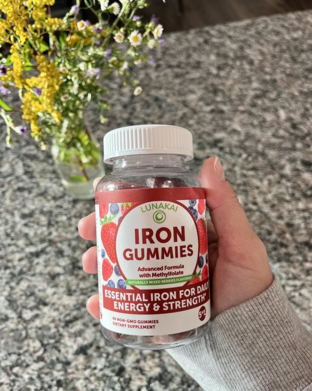 USA Made Iron Gummies with Vitamin C (60 count) only $11.97 shipped!