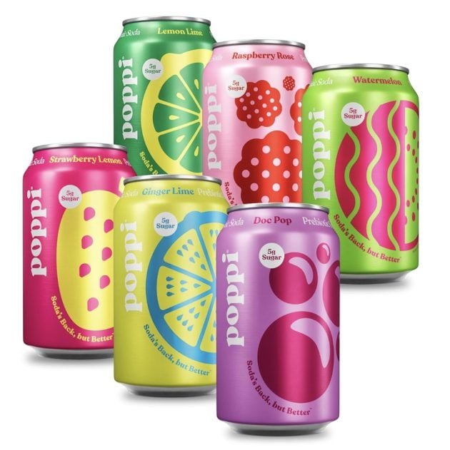 *HOT* Poppi Sparkling Prebiotic Soda Beverages, 12 count as low as $14.95 shipped!
