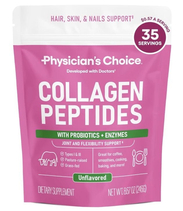 Physician’s CHOICE Collagen Peptides (35 servings) only $13.98 shipped {Over 36K Five Star Reviews!}