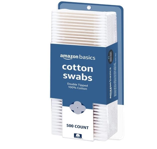Amazon Basics Cotton Swabs, 500 count only $2.22 shipped!