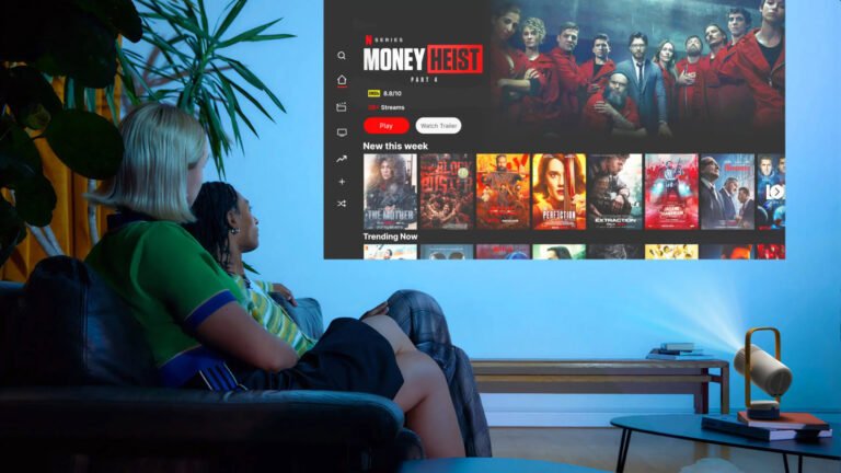 Movie night, music, and mornings: This projector aims aims to be you cinema and social hub