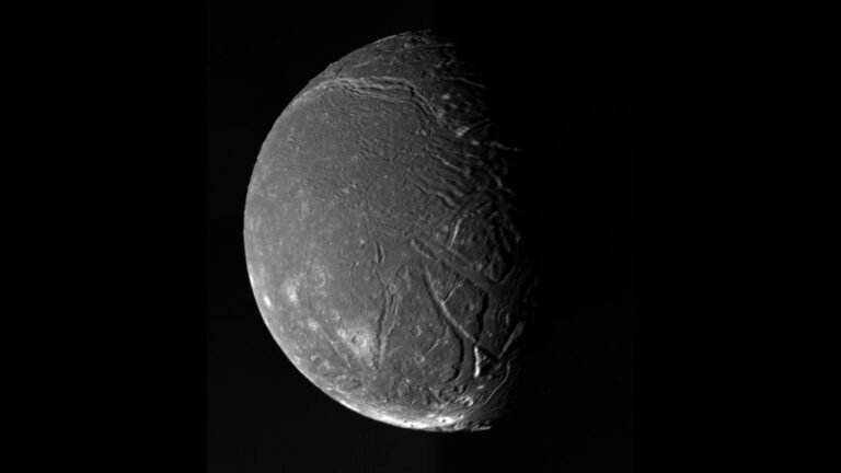 Tiny Uranian Moon Likely Had a Massive Subsurface Ocean