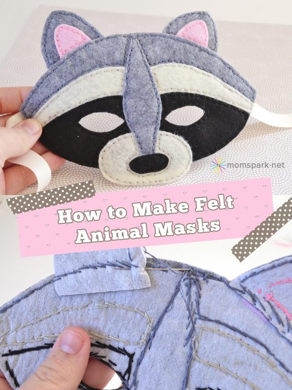 DIY Felt Animal Masks for Costumes