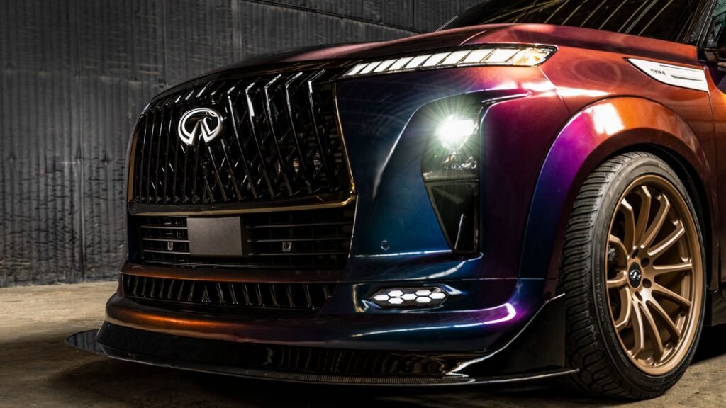 Infiniti Debuts 1,000-HP GT-R-Powered QX80 R-Spec Concept For SEMA
