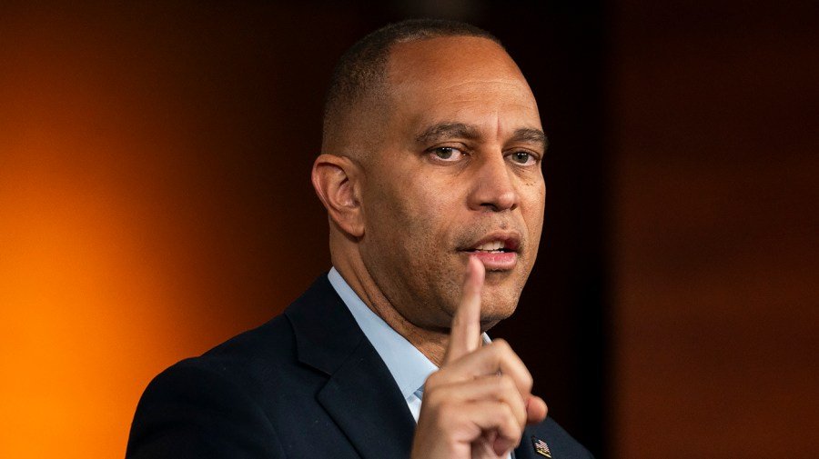 Watch live: Jeffries gives remarks on Day 23 of government shutdown