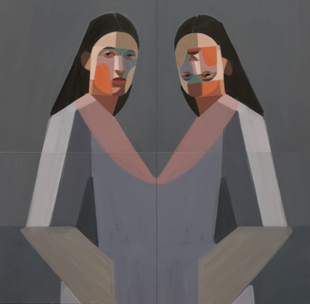 Through Fractured Forms, Kat Kristof Renders the Architecture of the Mind