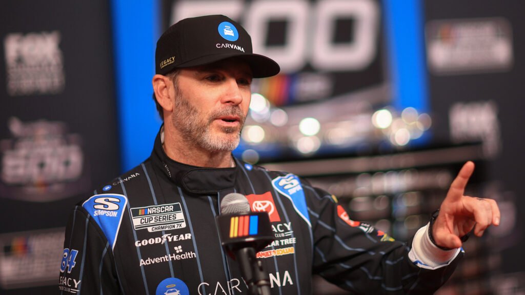Jimmie Johnson Is The 8th Worst Driver In The NASCAR Cup Series, According To iRacing Studios