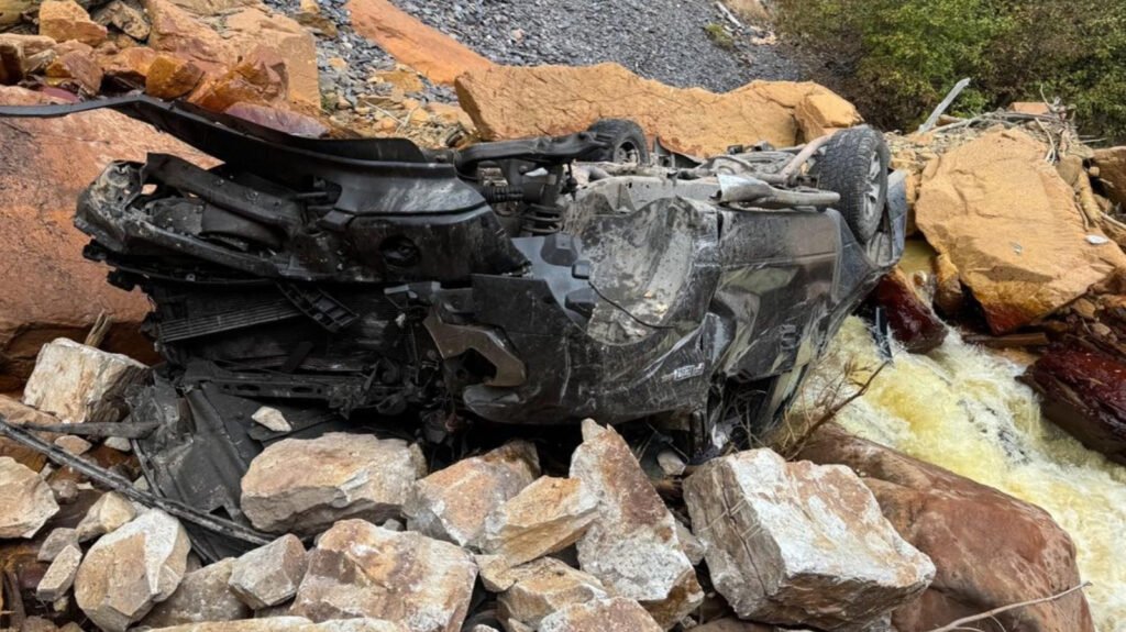 Ford F-150 Driver Somehow Not Dead After Truck Falls Off 300-Foot Cliff