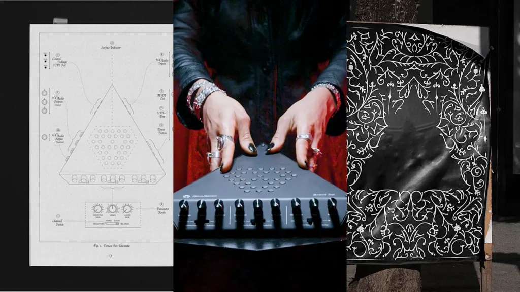 This futuristic new musical instrument’s branding is inspired by Victorian-era design