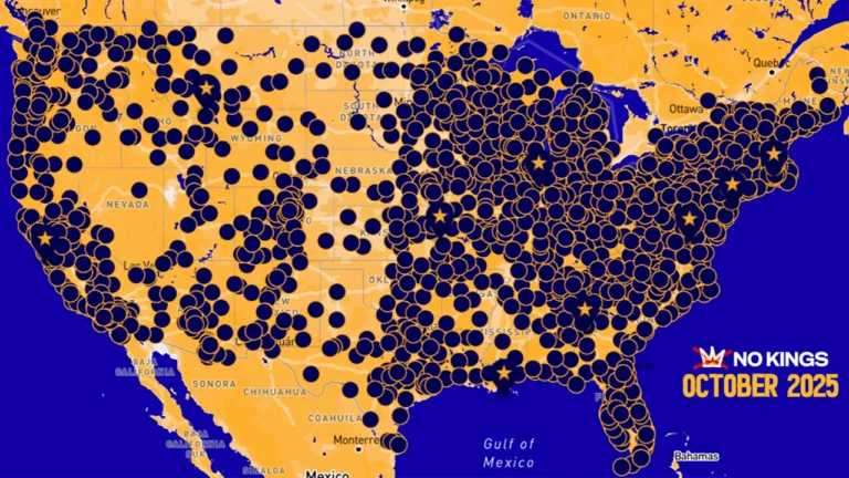 ‘No Kings’ is not just in cities like Chicago, Boston, and NYC: These small towns are the beating heart of today’s protests