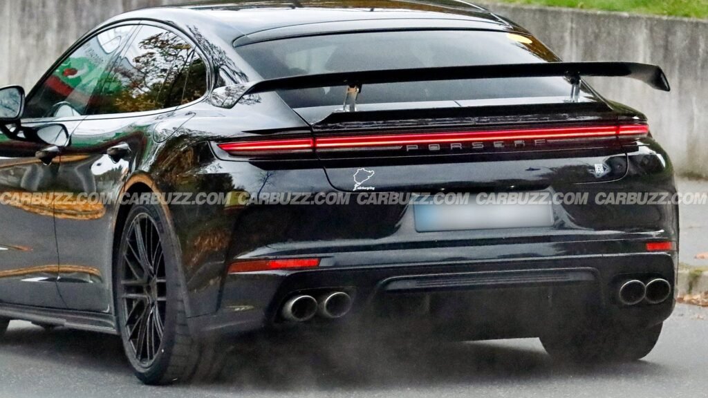 New Porsche Panamera Turbo GT Spied Looking Mean On The Street