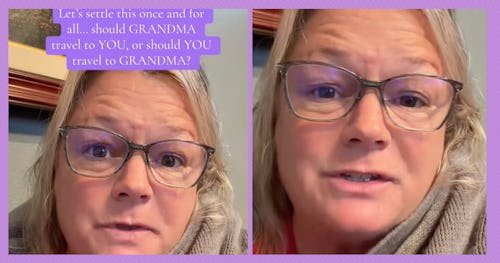 Grandma Wonders Grandparents Always Have To Travel For Visits