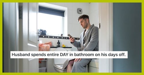 This Husband Spends 8 Hours In The Bathroom On His Days Off
