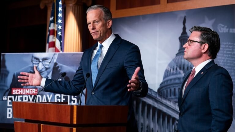 Thune accuses Schumer of being 'checked out' in search for shutdown deal