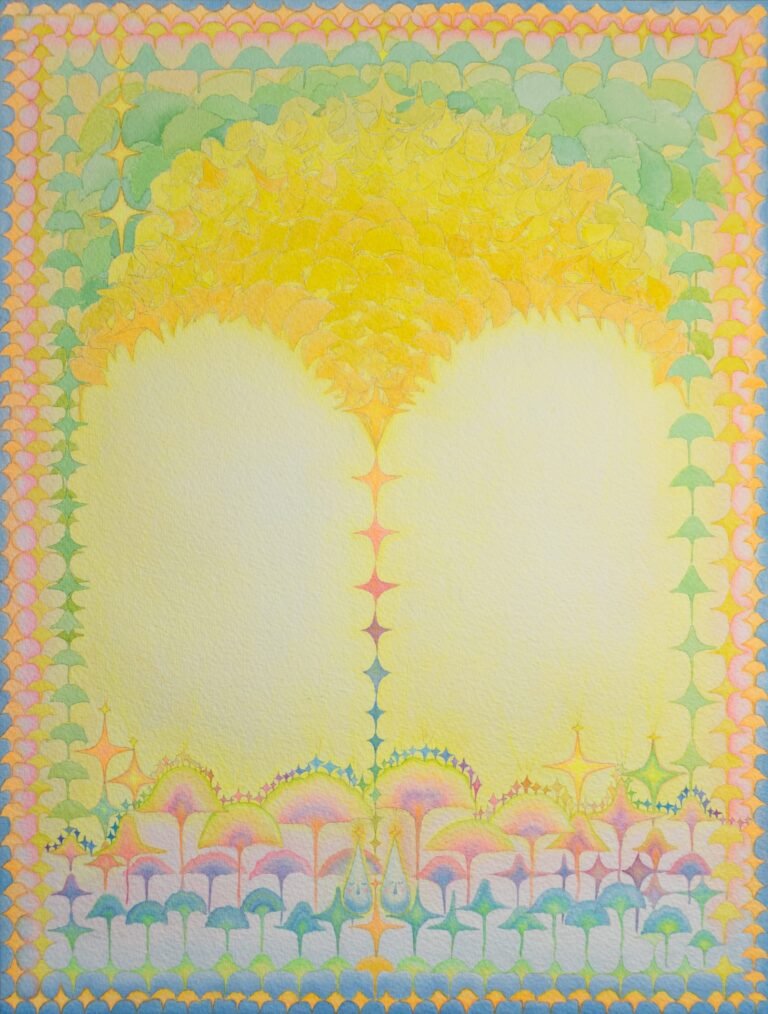 Yen Yen Chou Embraces Change in a Whimsical Realm Brimming with Water Droplets