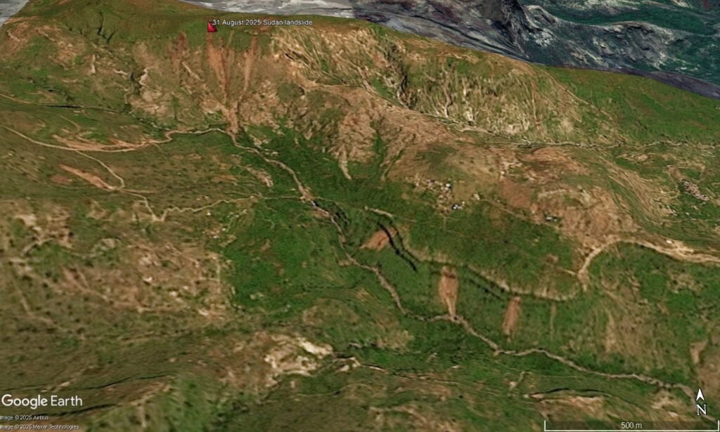 Global fatal landslides in August 2025