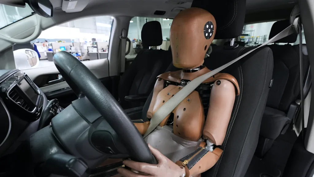 U.S. releases a new female crash test dummy that more closely resembles women