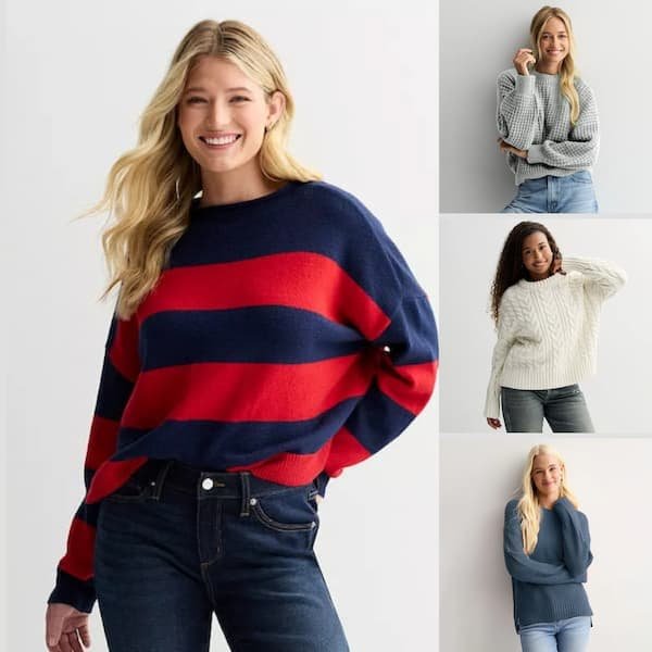 Women’s Sweaters as low as $15.99 each + earn Kohl’s Cash! {Today Only}