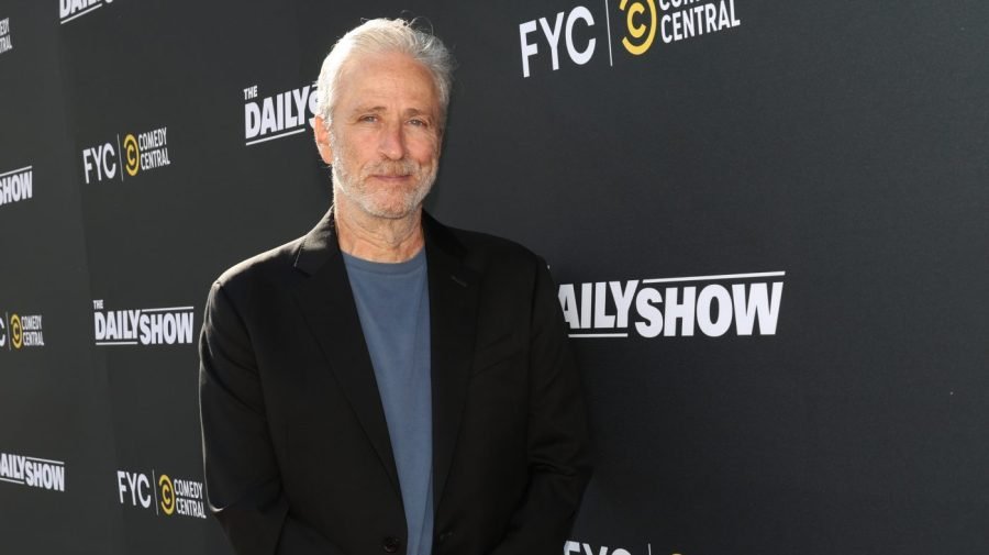 Jon Stewart rips Trump, tech leaders over Saudi crown prince visit