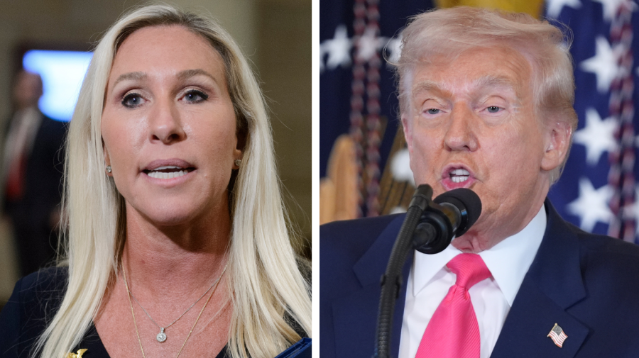 Trump on Greene's resignation plans: 'Great news'