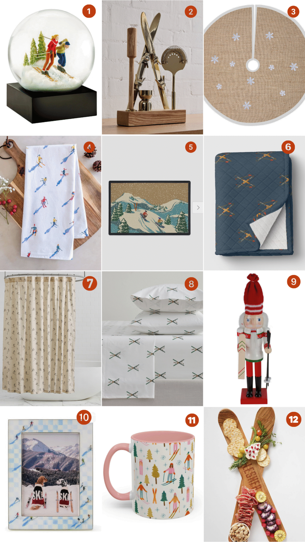 Holiday Home Decor for Skiers