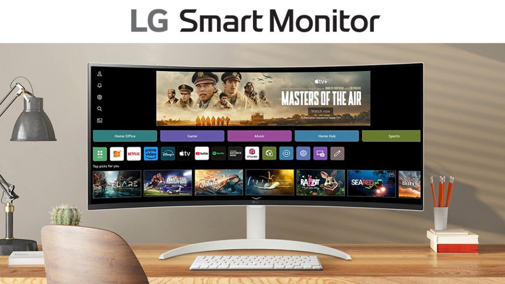 This LG 34-inch Curved Smart Monitor is $50 off right now