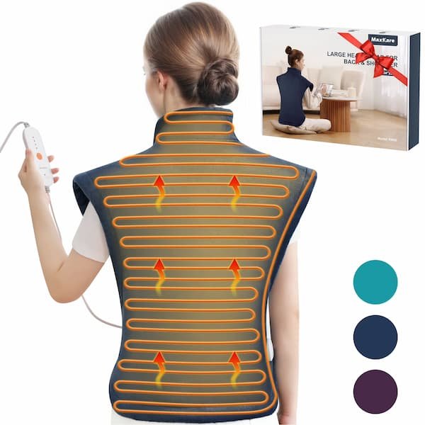 Electric Heating Pad for Neck, Shoulders, and Back only $20.88!