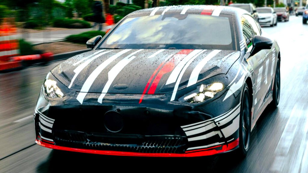 Mercedes-AMG’s New Hyper Sedan Sheds Most Of Its Camo At Vegas GP