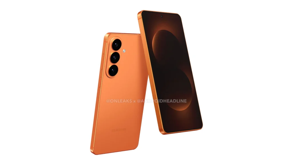 Orange is the new black? Galaxy S26 Plus leaked renders reveal new look