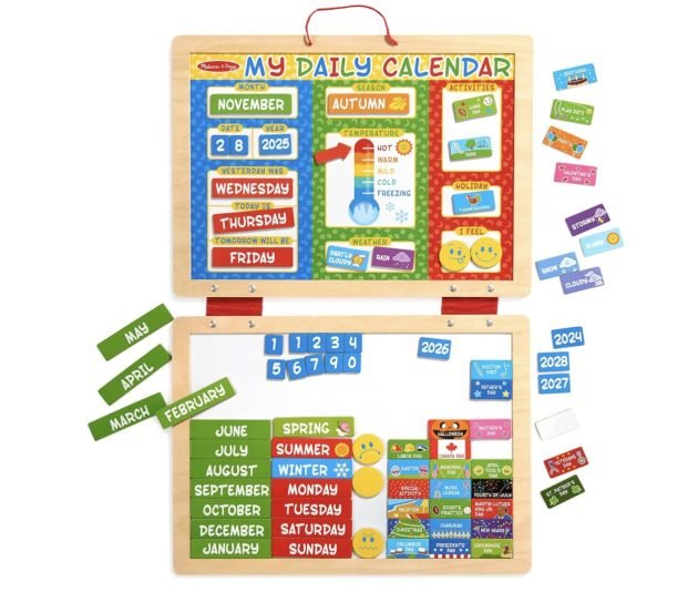 Melissa & Doug Wooden My Daily Calendar only $12.14!