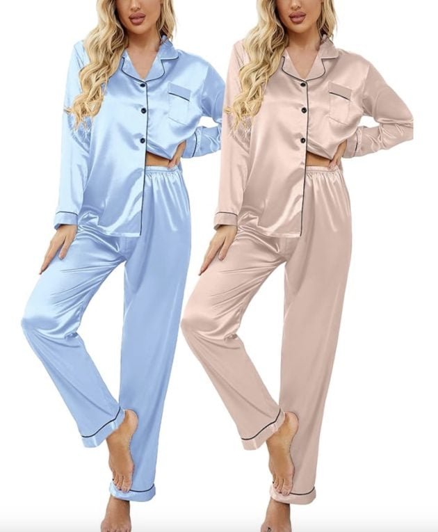 Women’s 2-Pack Satin Pajamas Set only $19.99, plus more!
