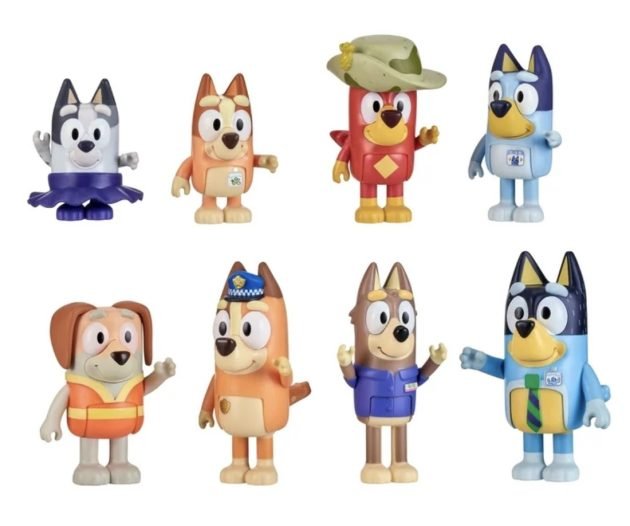 Bluey Character Figures (8 Pack) only $12!