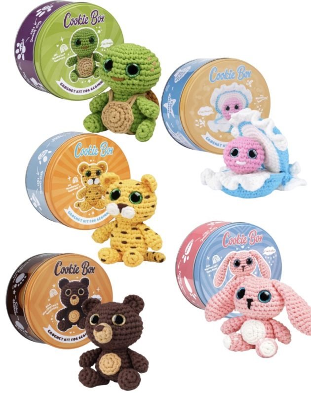 Cookie Box Crochet Kit for Beginners only $12.79! {Great Stocking Stuffer!}