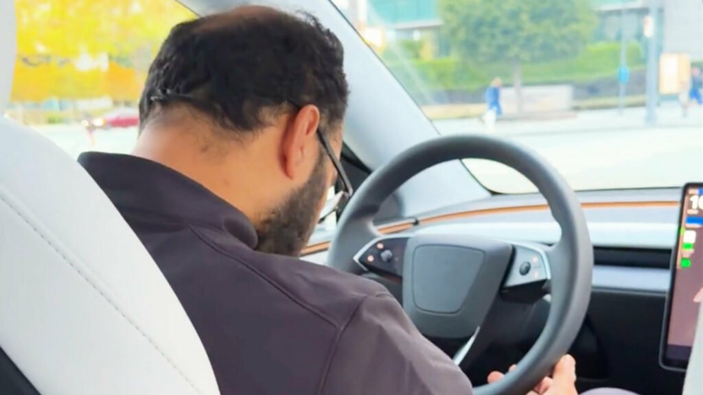 Tesla Robotaxi Driver Caught Asleep Proves Humans Are Still The Weakest Link