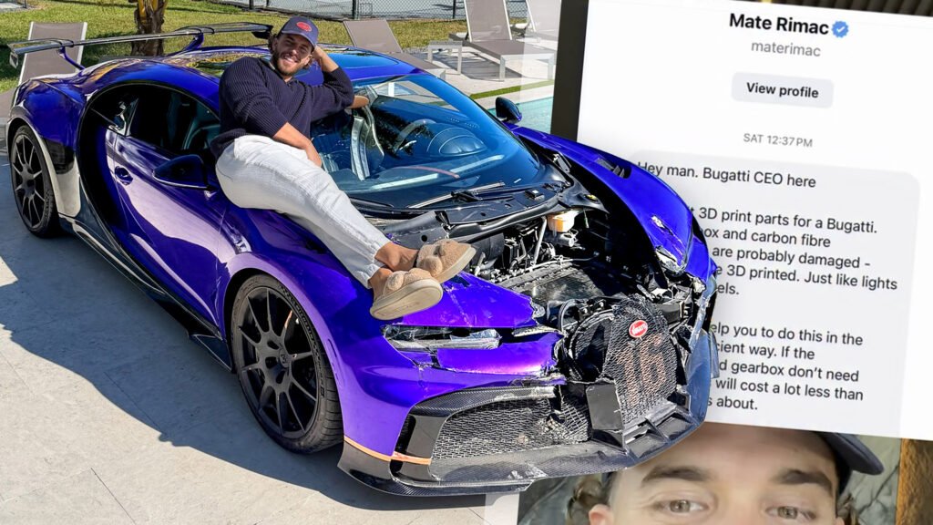 Bugatti CEO DMs Popular Influencer Who Threatened To 3D Print His Blacklisted Chiron