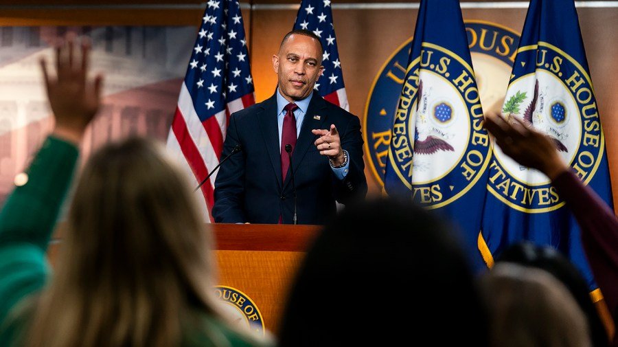 Dem leaders bash Trump for touting death penalty for lawmakers: ‘Disgusting and dangerous’
