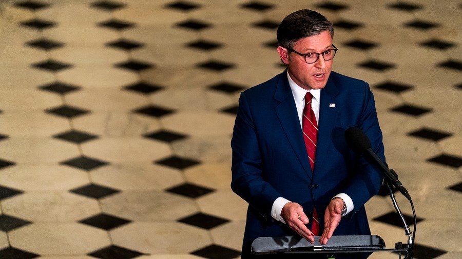 Mike Johnson says he'll vote for Epstein files bill