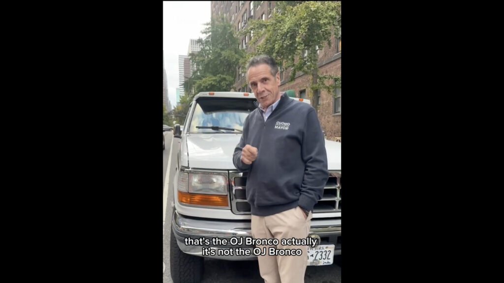 Andrew Cuomo Ends His Mayoral Campaign By Assuring Voters He Doesn't Drive 'The O.J. Bronco'