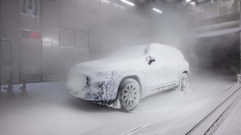 Mercedes-Benz's Cold Wind Tunnel Simulates Blizzards To Make Sure The Electric GLB Will Warm You Up Quicker Than A Gas Car