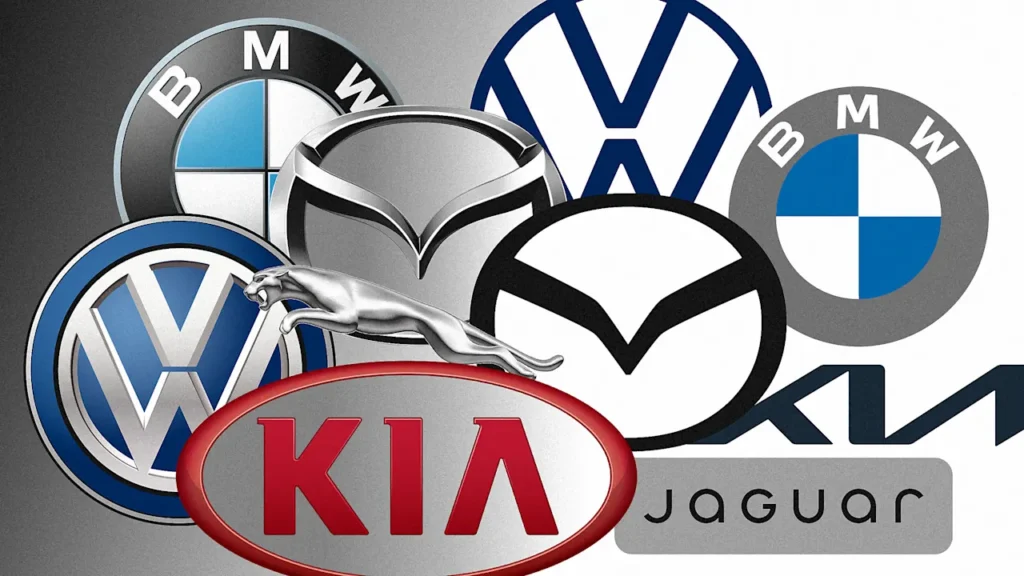 Mazda’s new mark is the 12th flat car logo in half as many years