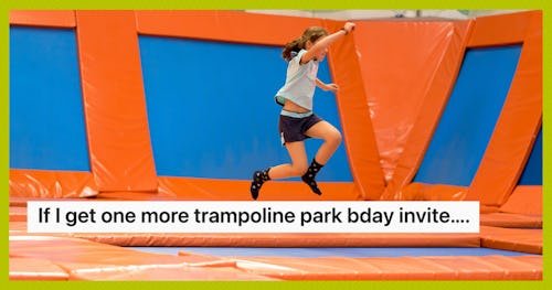 This Mom Is Completely Over Trampoline Park Birthday Parties